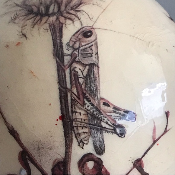 Paper Mache 1977 Memory Balls Christmas Jumbo Ornament By M. Kelley-Decorna -VTG - Picture 4 of 9